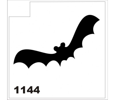 Трафарет для блеск-тату летучая мышь 1144 