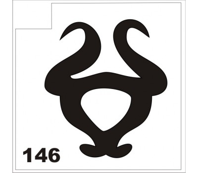Трафарет для блеск-тату знаки 146
