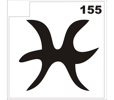Трафарет для блеск-тату знаки 155