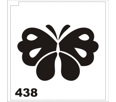 Блеск-тату трафарет бабочка 438