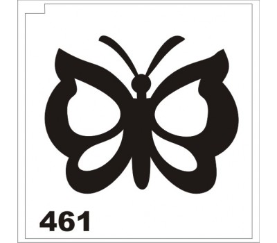 Трафарет для блеск-тату бабочка 461